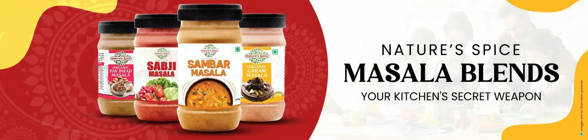 ground masala blends from nature's spice