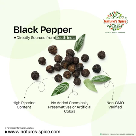 Organic whole black pepper benefits