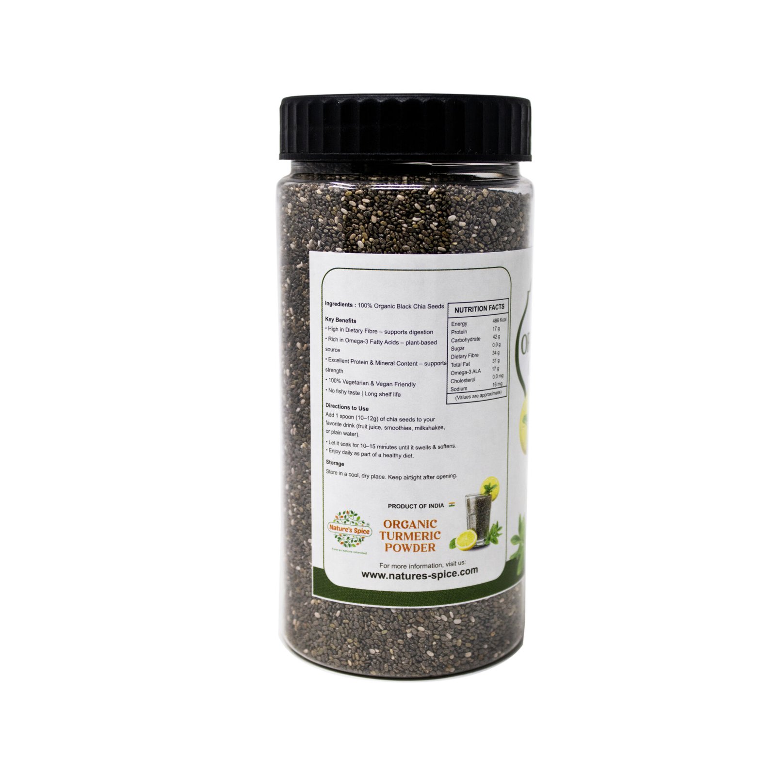 Organic Chia Seeds | 300gm - Image 2