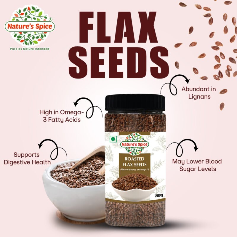 roasted flax seeds benefits