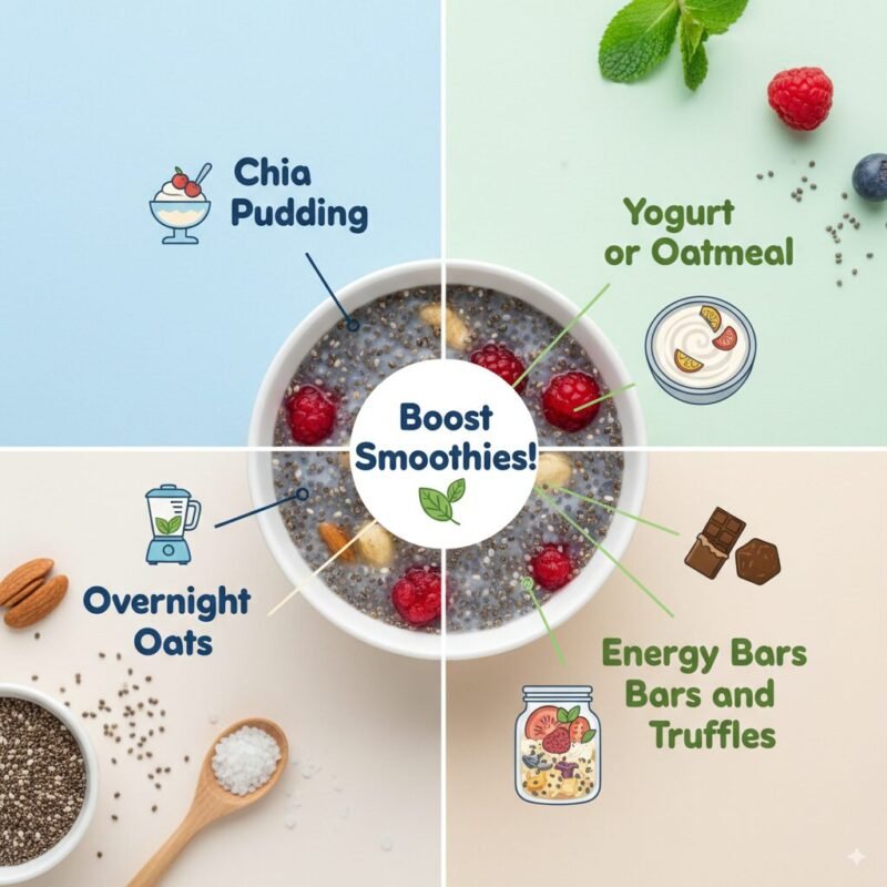 ways to use Organic chia seeds