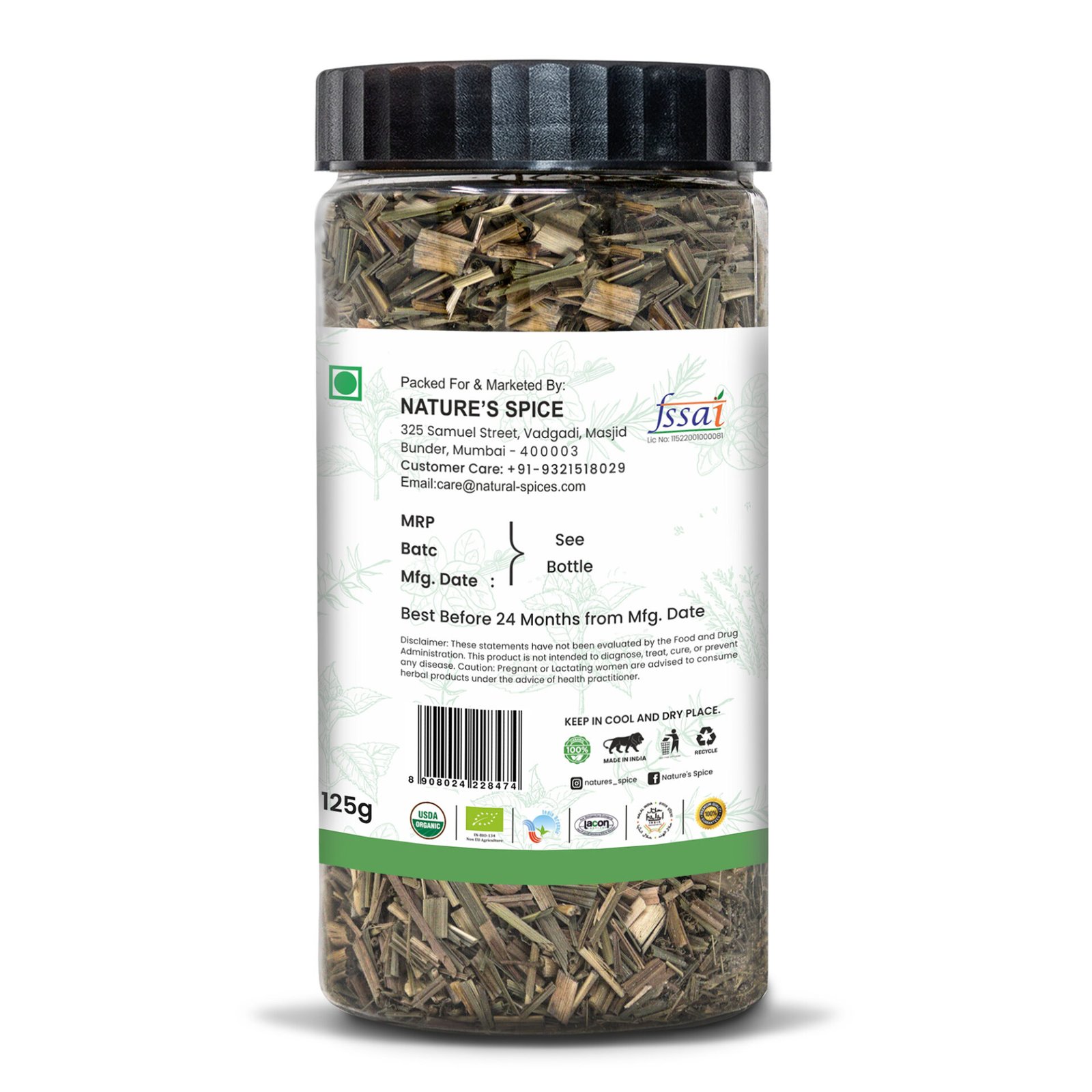 Organic Lemongrass Cuttings | 125gm - Image 3