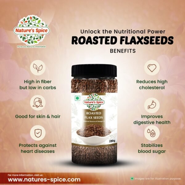 Nutritional Benefits of roasted flax seeds