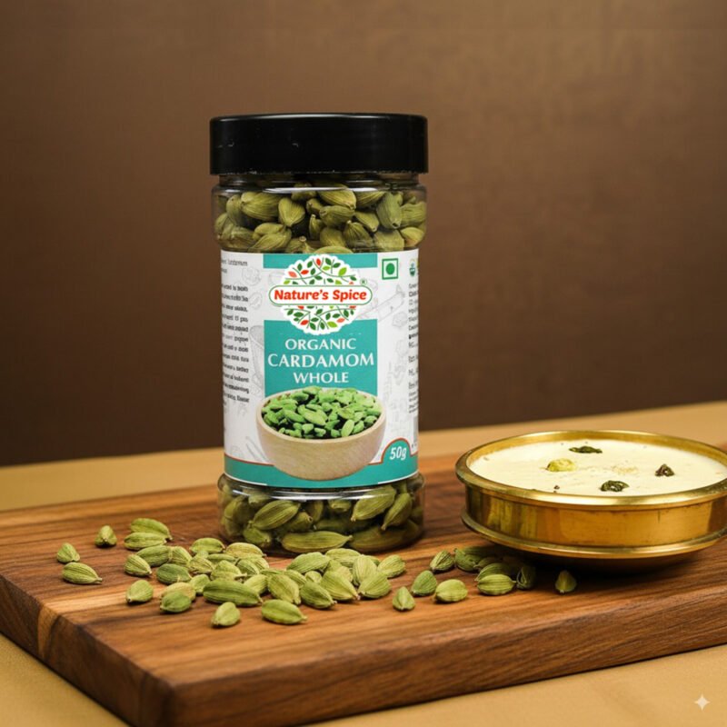 Organic Cardamom whole product from nature's spice