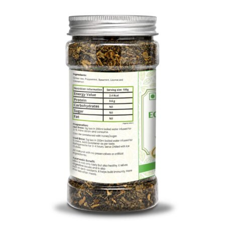 mint green tea L