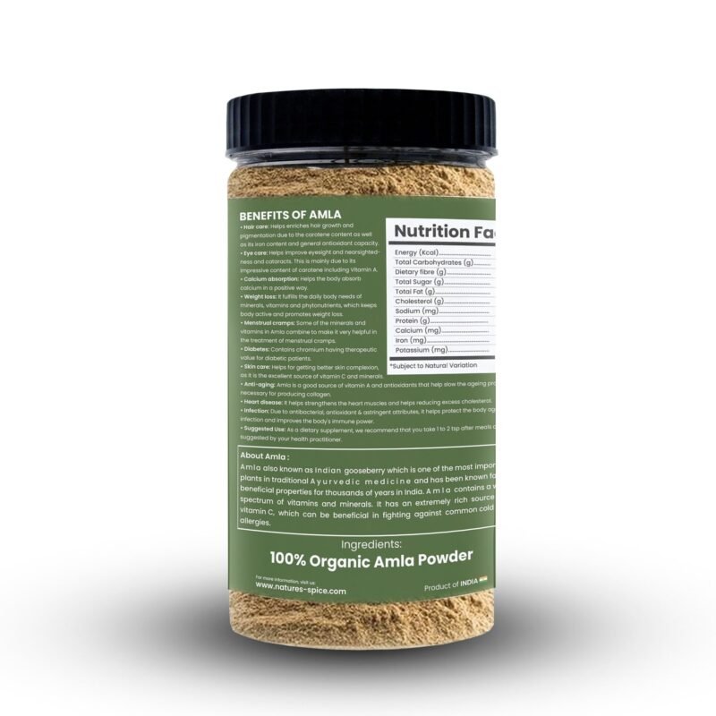 Organic Amla Powder - 200gm - Image 2