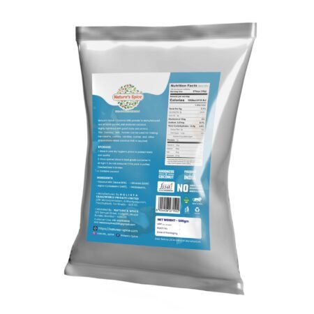 coconut milk powder back side image