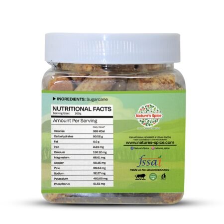 jaggery bites nutritional facts back side image