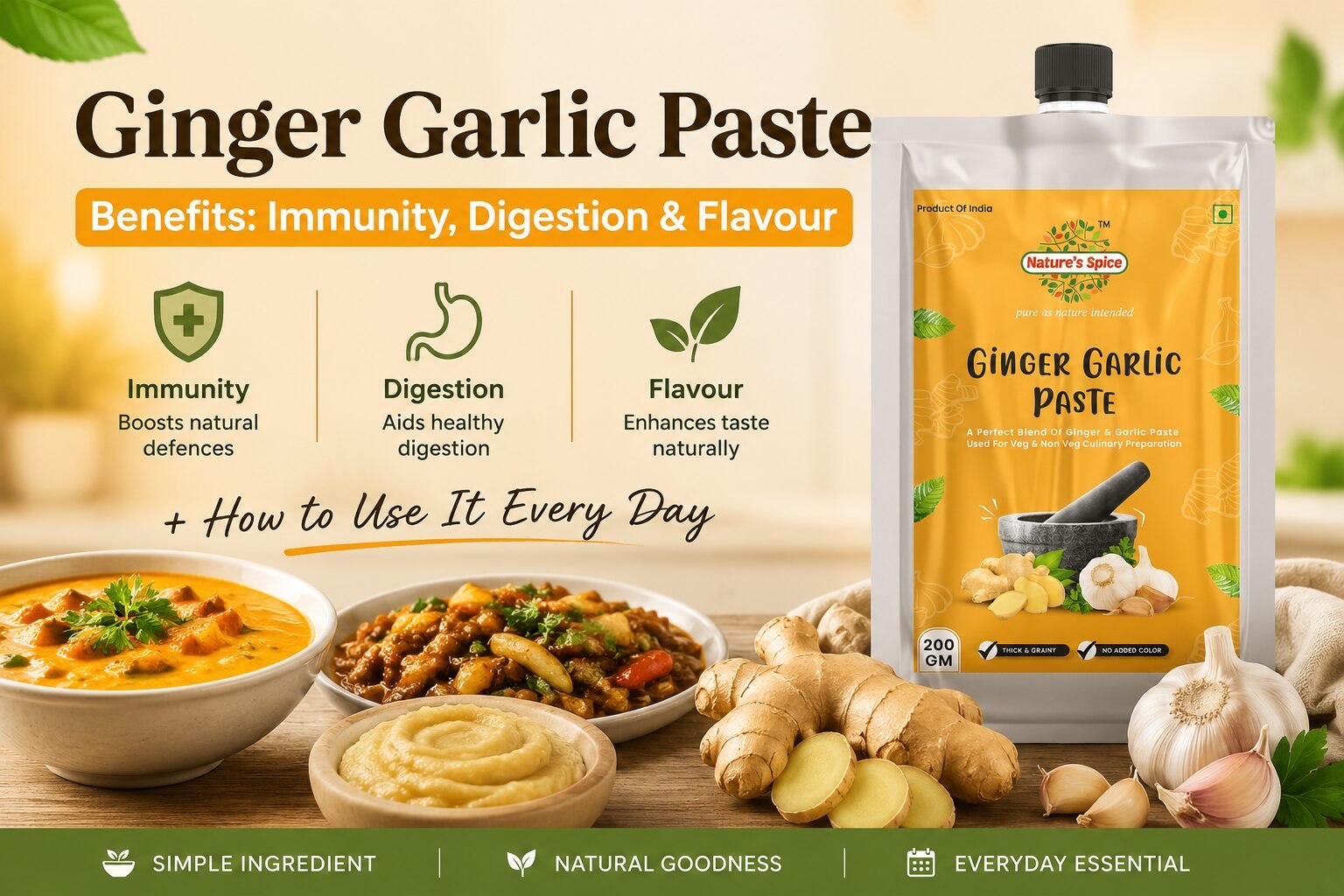 ginger garlic paste uses