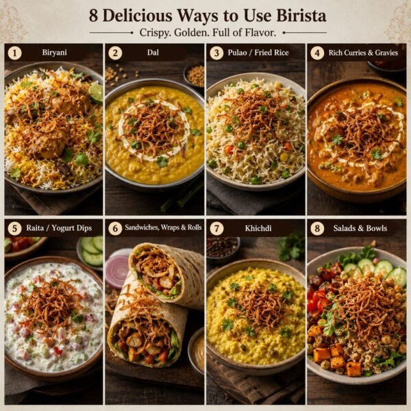 8 dishes to use birista fried onions in